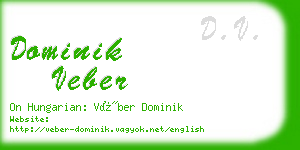 dominik veber business card